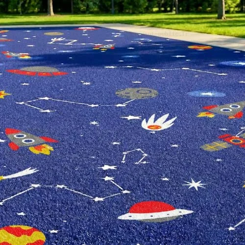 Gazon à thème Vaisseaux spatiaux